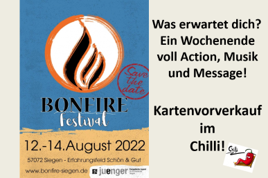 Bonfire-Festival Siegen 12.-14.August 2022