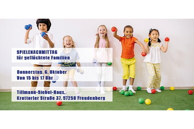 Spielenachmittag für geflüchtete Familien 6. Oktober 2022