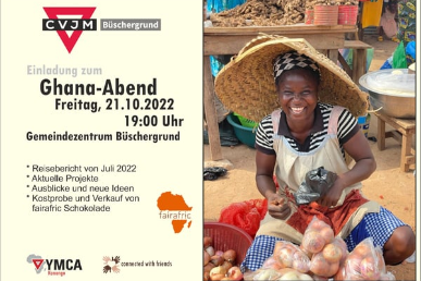 Ghana-Abend 21. Oktober 2022 19 Uhr GMZ